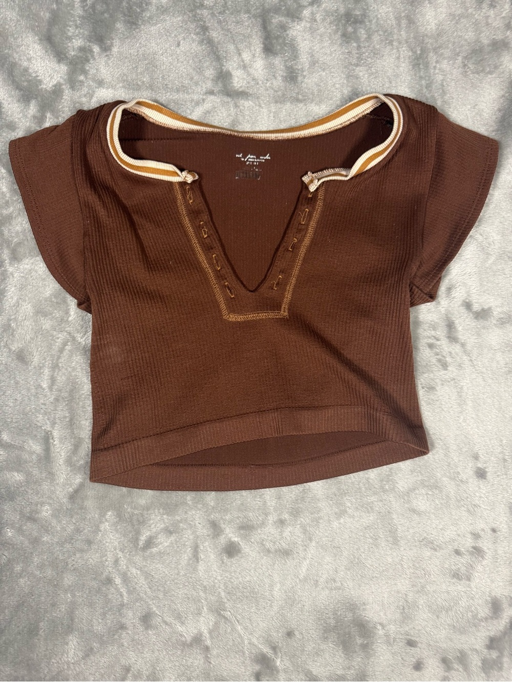 Brown Urban Outfitters crop top